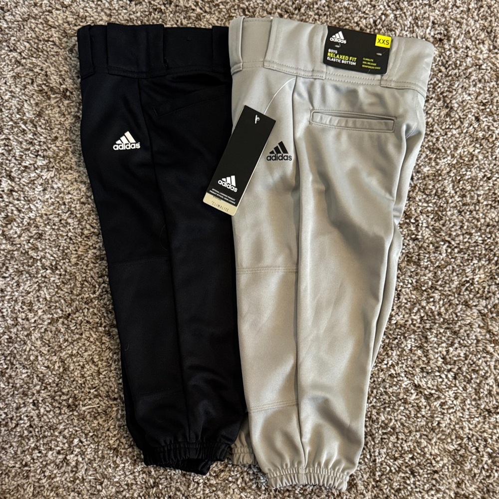 Adidas Boys XXS Baseball Game Pants